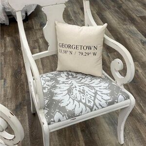Georgetown South Carolina Coordinates Decorative Pillow